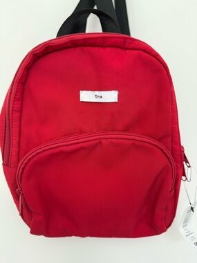 Aritzia TNA Red Mini Backpack Nylon Spirt bag Casual Athleisure